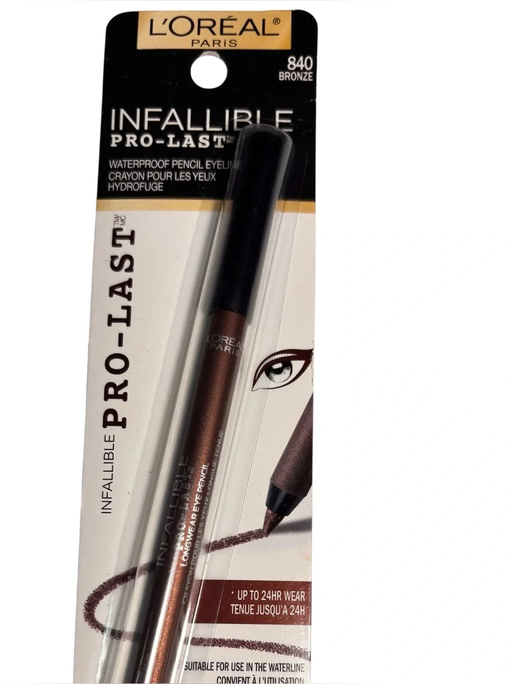 L’Oréal Infallible Pro-Last Eyeliner Bundle 840 Bronze & 850 Aubergine NEW